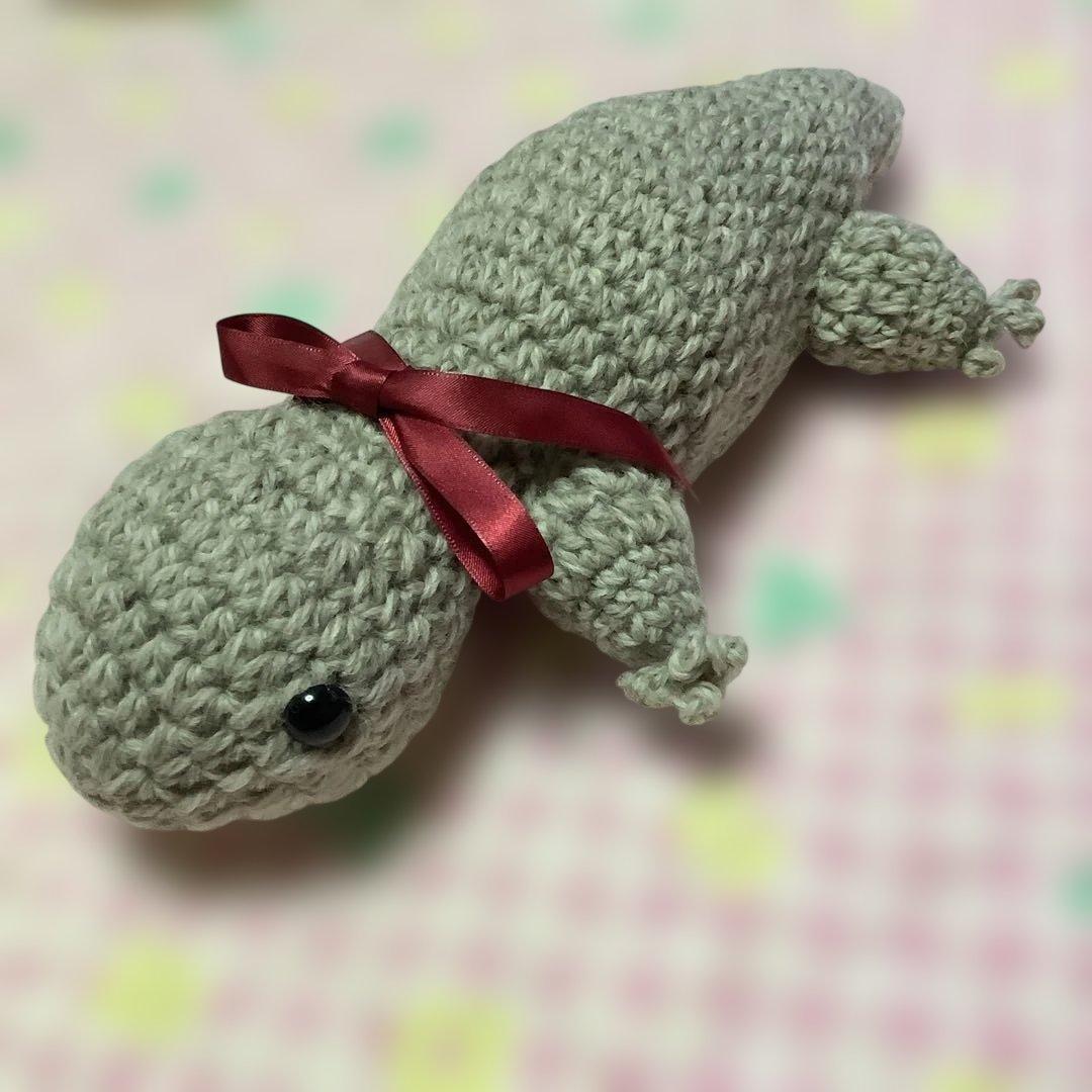 専用、ホワイトツリー 、サンタクロース2個、太っちょヤモリ（親子）、編みぐるみ