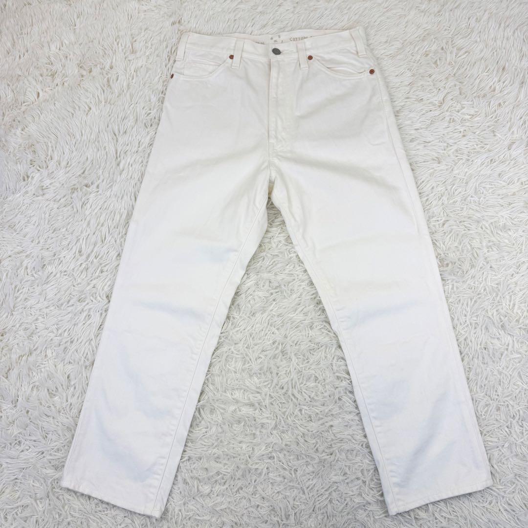 現行 45R ライ麦デニムのクロスビー5 ホワイト デニム ジーンズ 29