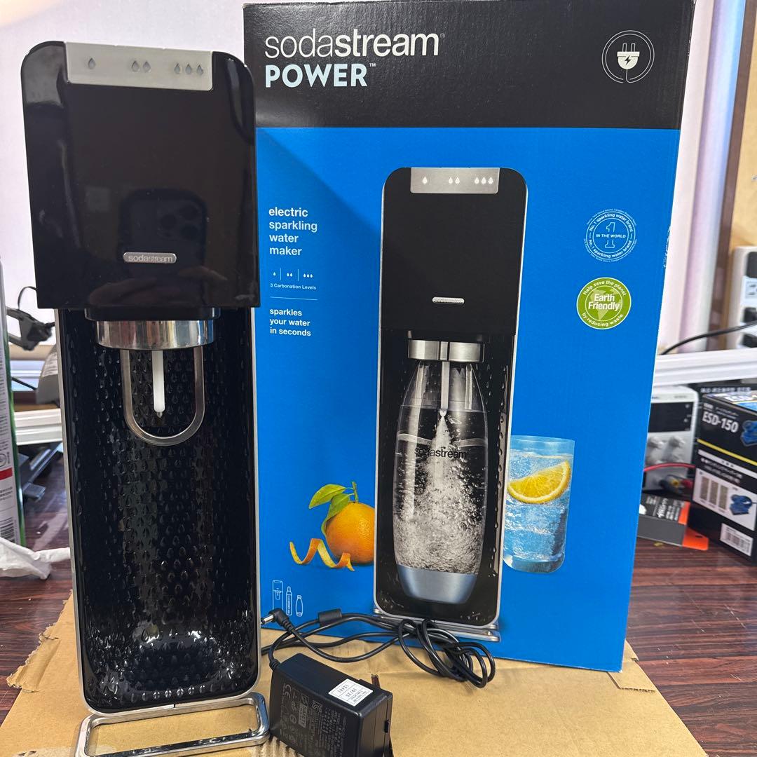 動作確認済み　sodastream POWER 電動炭酸水メーカー