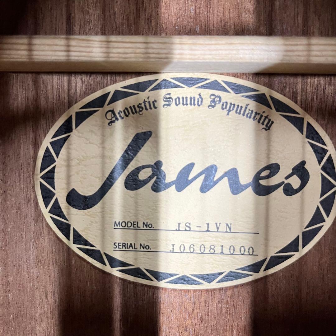 【エレアコ化オプション11068James JS-1VN アコースティックギター