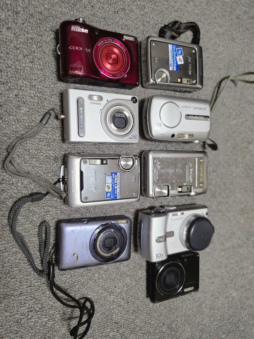 デジタルカメラ　９点セット　(未確認) (ジャンク品)