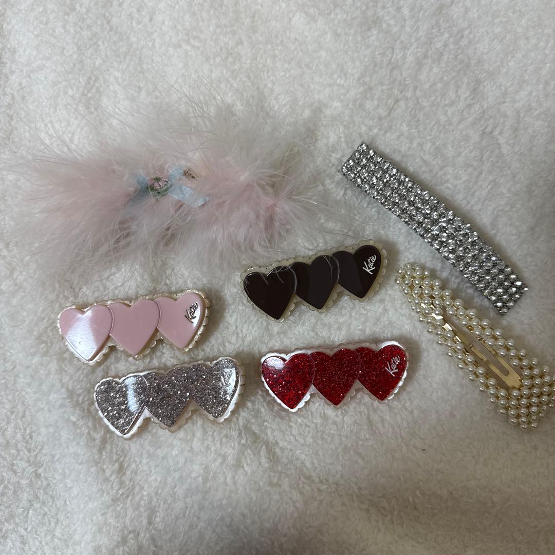 Katie トリプルハートバレッタ　セット