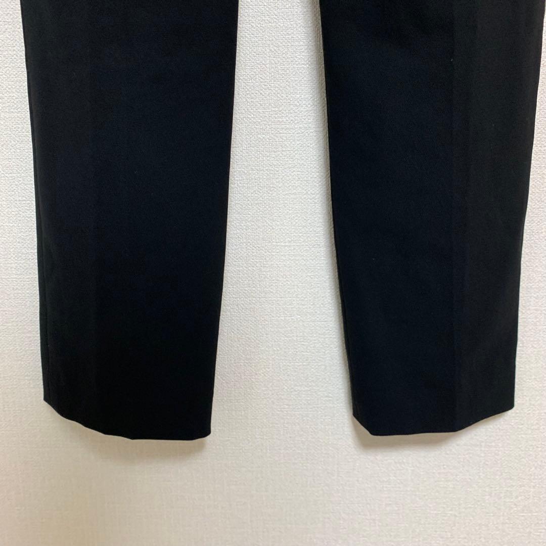 【美品】セオリー　パンツスーツ　2 ブラック　ノーカラー　セットアップ