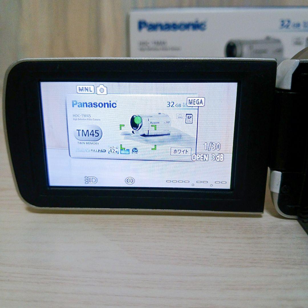 Panasonic　HDC-TM45　デジタルハイビジョンビデオカメラ　箱付き