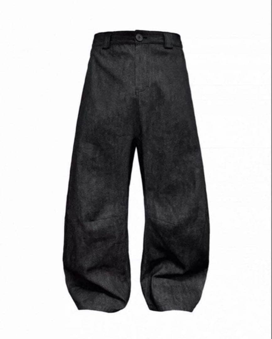 私物断捨離丸jcaesar studio バギーデニム ワイドデニム ブラック