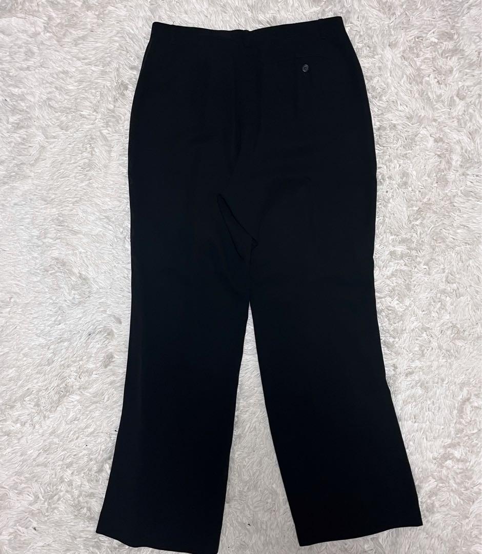 【大きいサイズ】23区 パンツスーツ セットアップ ブラック 50 シングル 黒