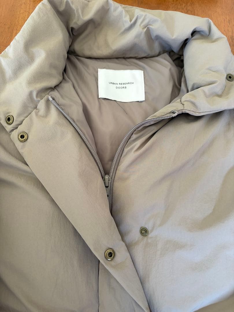 アーバンリサーチドアーズ　グリーンダウンシームレス2WAYジャケット　モカ