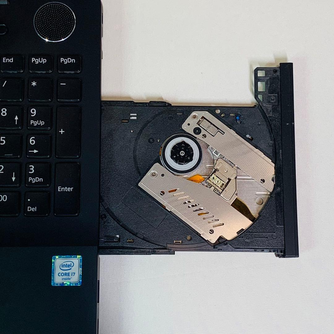 Core i7✨SSD512GB✨16GB✨カメラ✨オフィス✨黒✨ノートパソコン