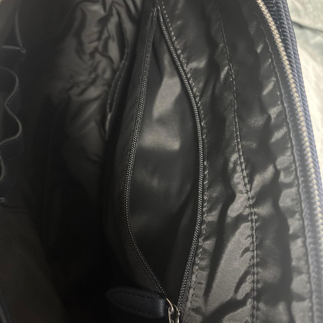 【開封後使用なし】タケオキクチ スマート モノトーントートバッグ　ネイビー