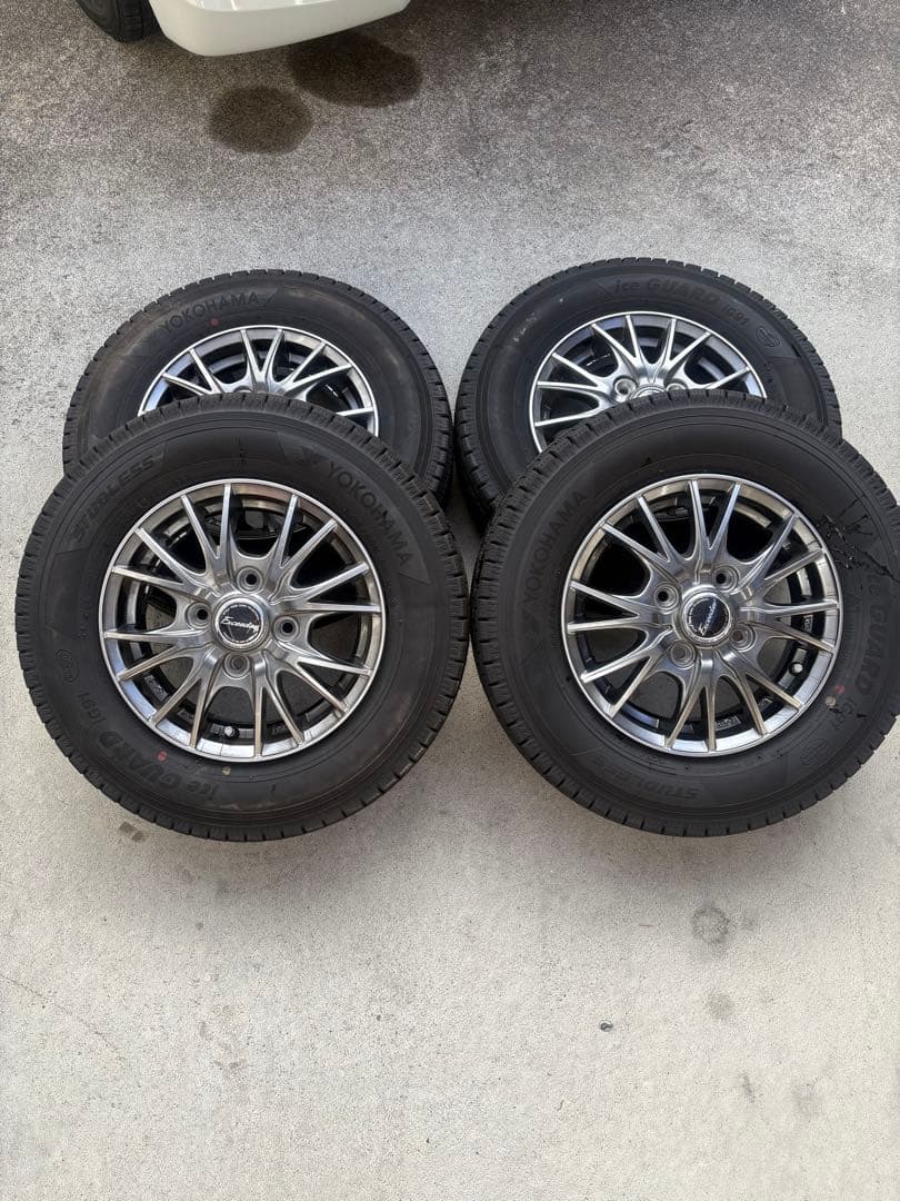 エブリィスタッドレスタイヤ 　145R12 ホイール4本セット送料込み！