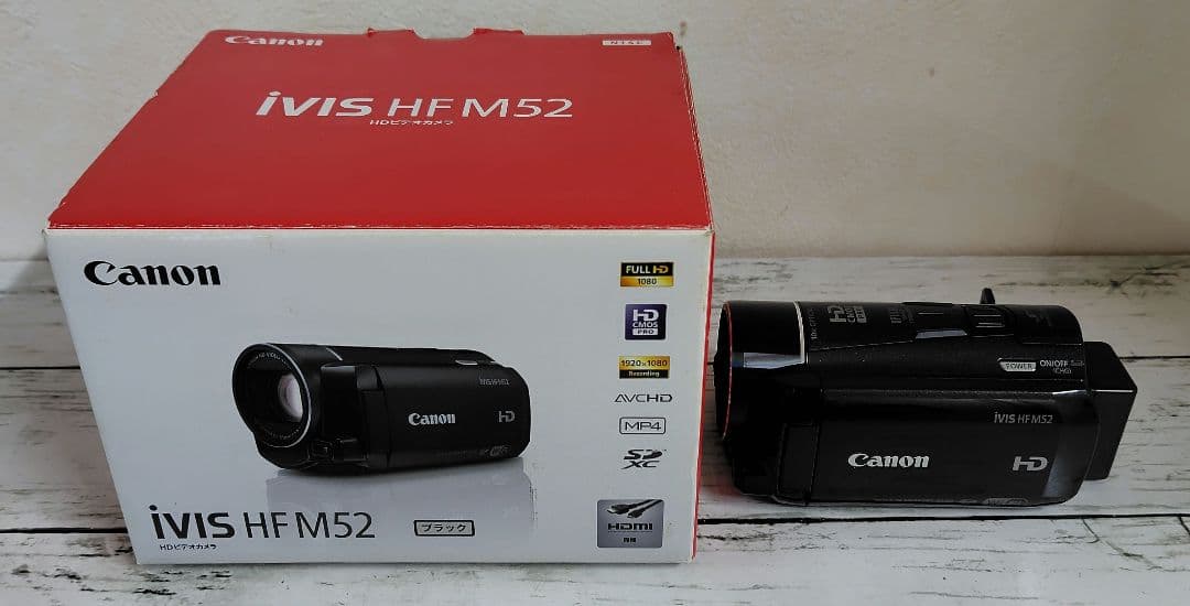 美品❢ Canon iVIS HF M52 ビデオカメラ