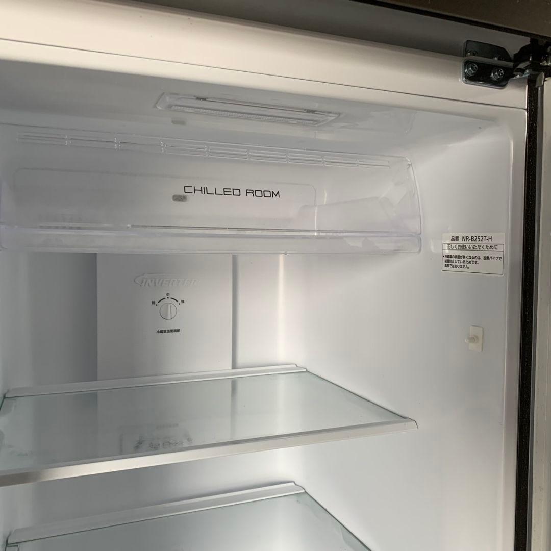 J076\" Panasonic 2ドア 248L 冷蔵庫 NR-B252T-H