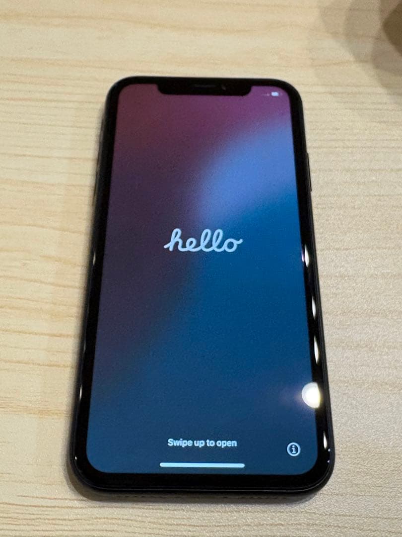 iPhone XR ブラック128GB 初期化済み SIMフリー