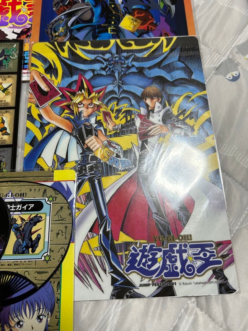 遊戯王 劇場パンフレット 下敷き シール ミニうちわ ジャンプフェスタ