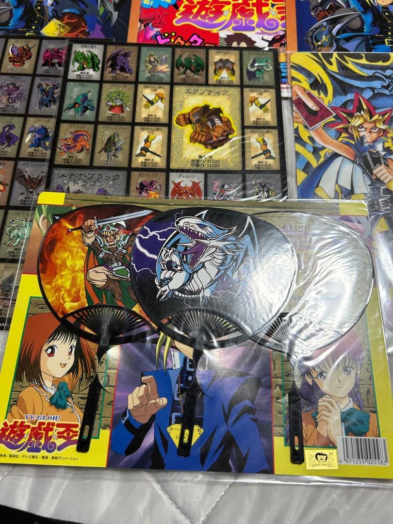 遊戯王 劇場パンフレット 下敷き シール ミニうちわ ジャンプフェスタ