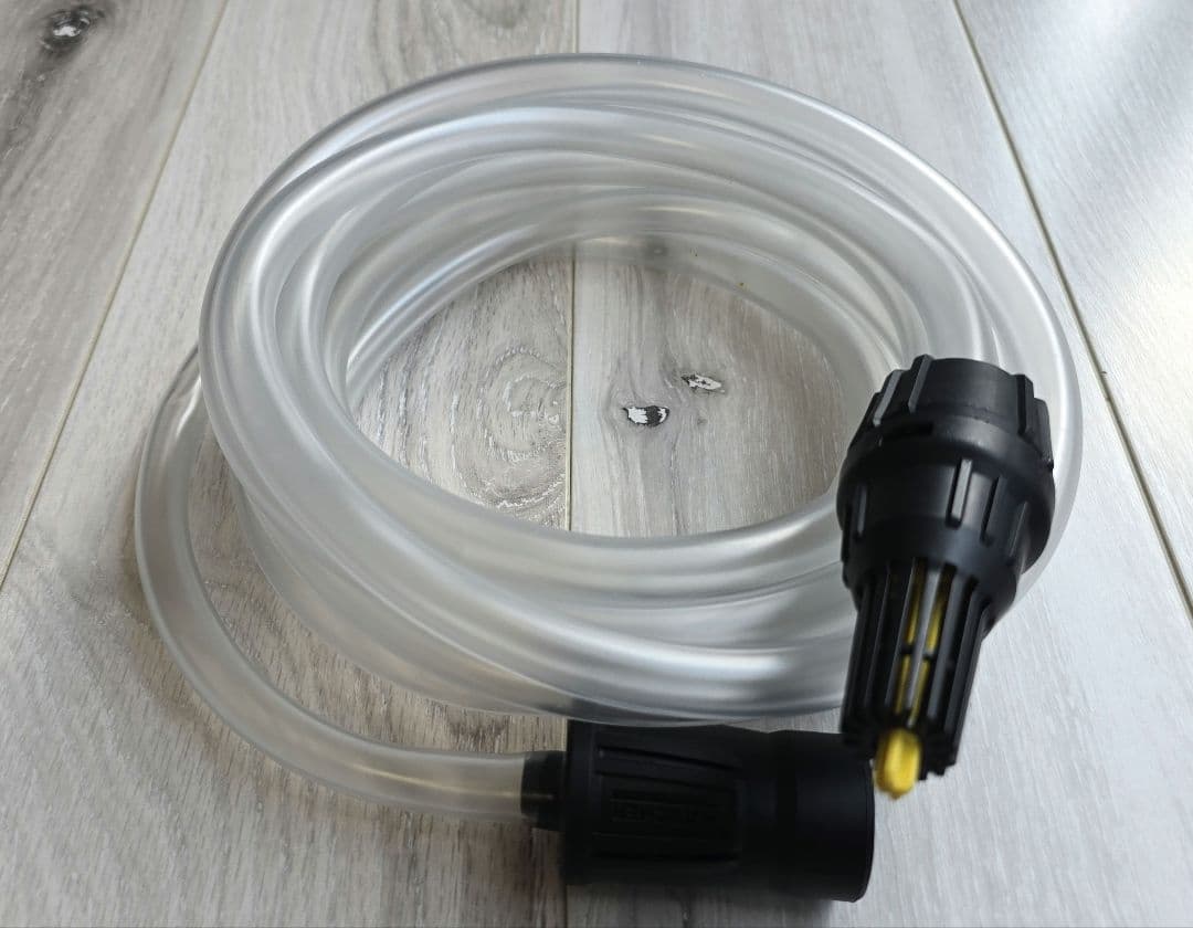 ケルヒャー◆KARCHER KHB6 モバイル高圧洗浄機+ホース+新品バッテリー