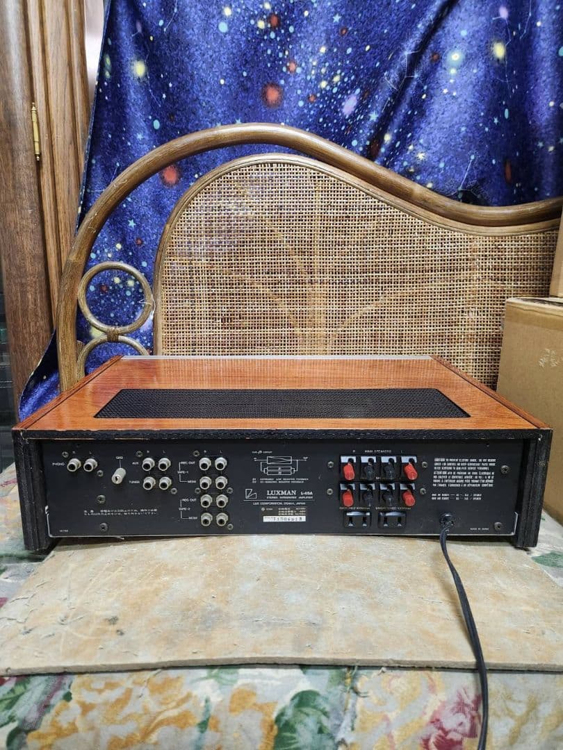 フルレストア整備済！完動超美品！LUXMAN プリメインアンプL-45A