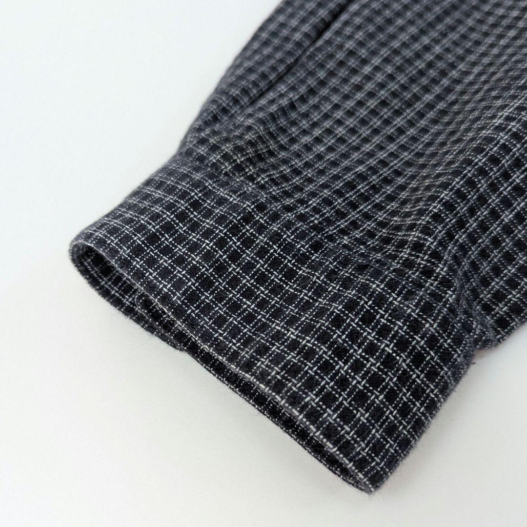 美品★スティーブンアラン　グラフチェック　ジッププルオーバーシャツ　2.2万　M