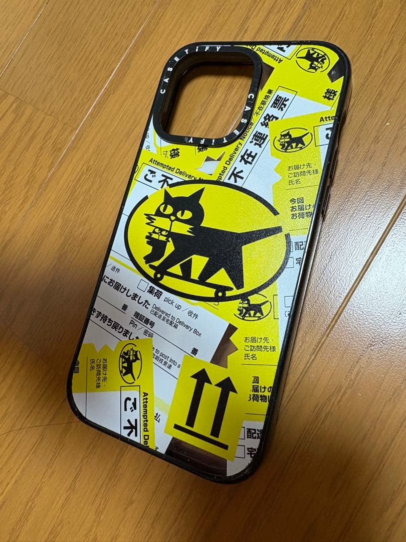 casetify iphone15 pro max 黒猫ケース