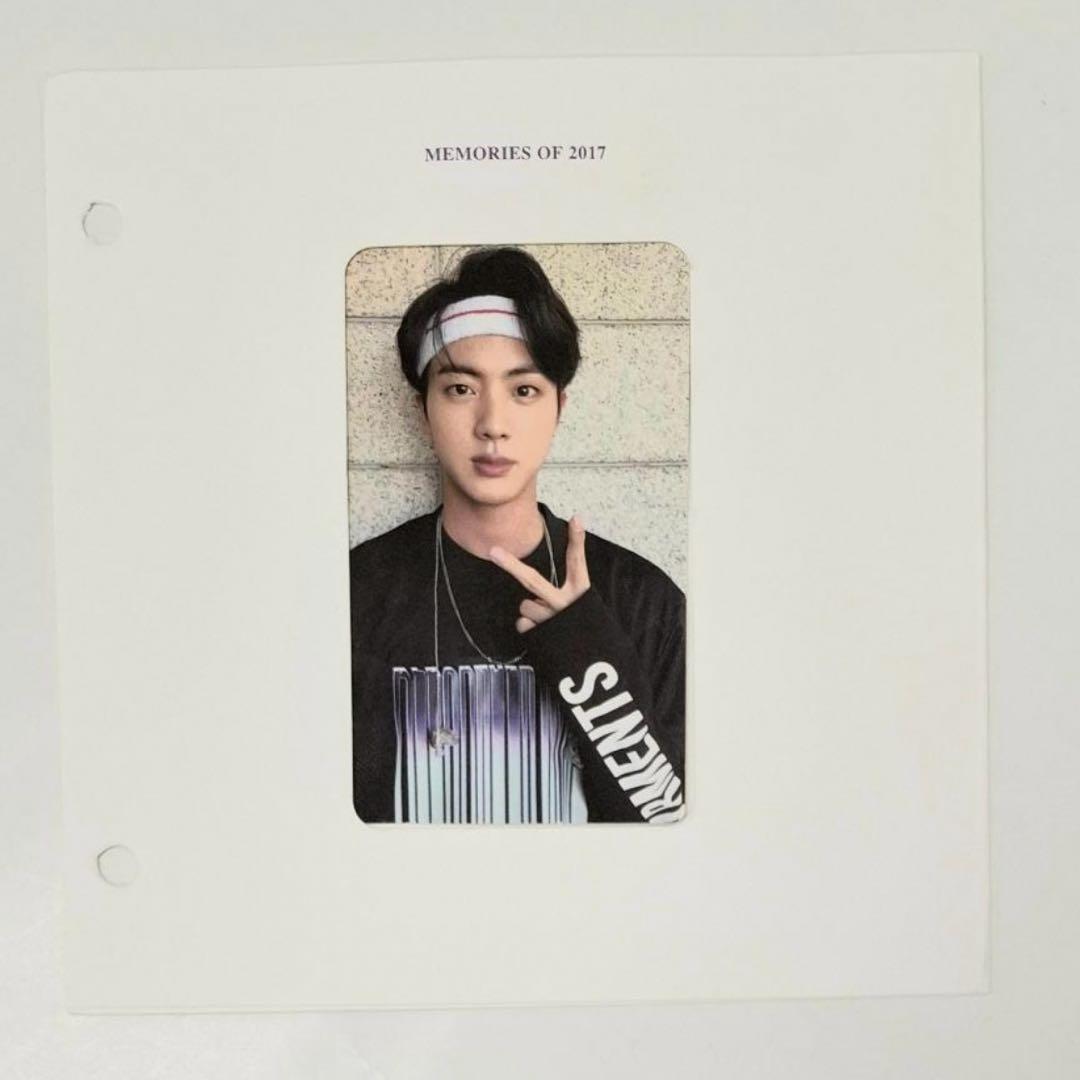 Jin MEMORIES OF 2017 トレカ　ジン