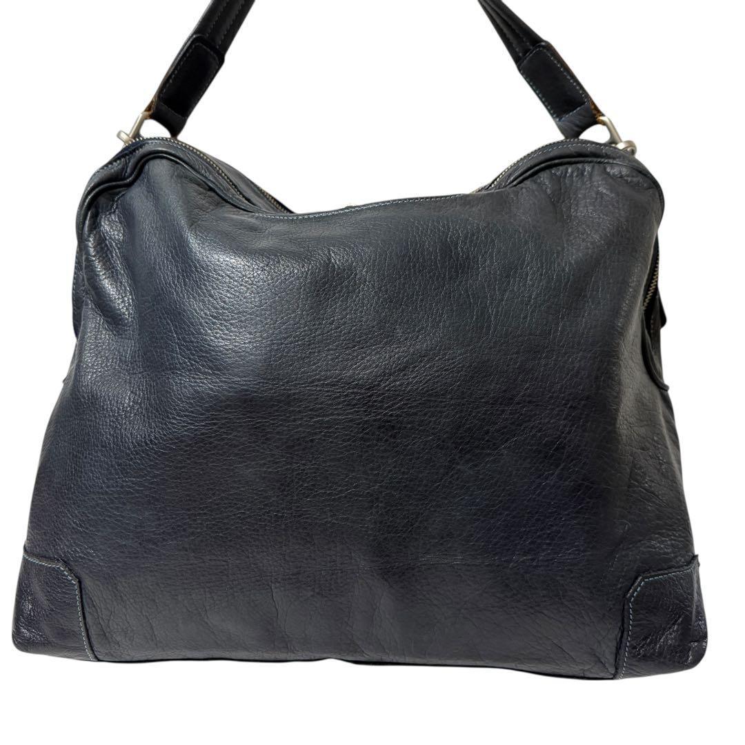 アニアリ 2way ショルダーバッグ A4収納可 大容量 レザー