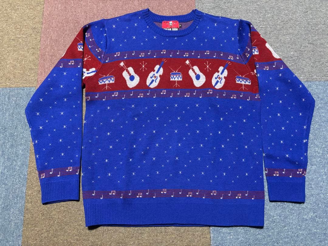クリームソーダ セーター M 音符 50s ロカビリー