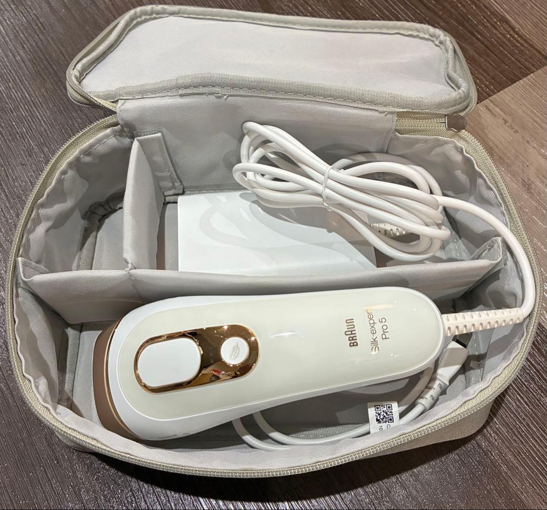 ブラウン 光脱毛器 シルクエキスパート Pro5 PL-5014 ホワイト