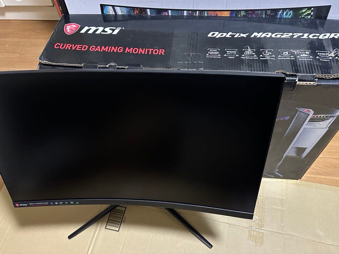 MSI MAG271CQR 27 2k 144Hz 湾曲モニター