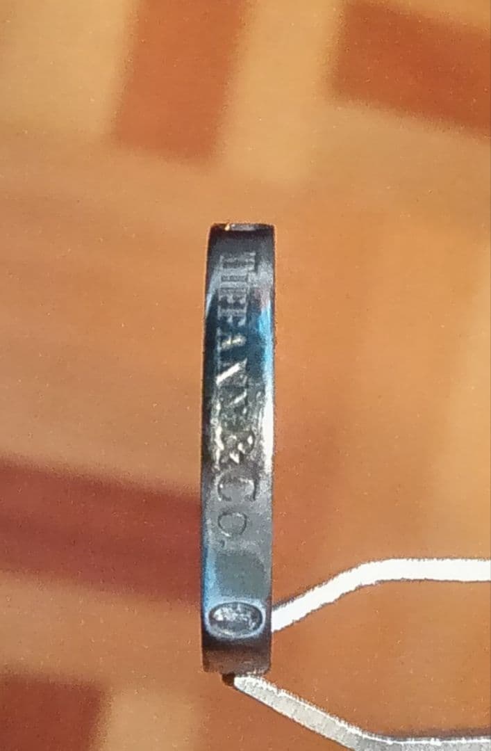 Tiffany & Co. プラチナPt950　3ポイントダイヤリング