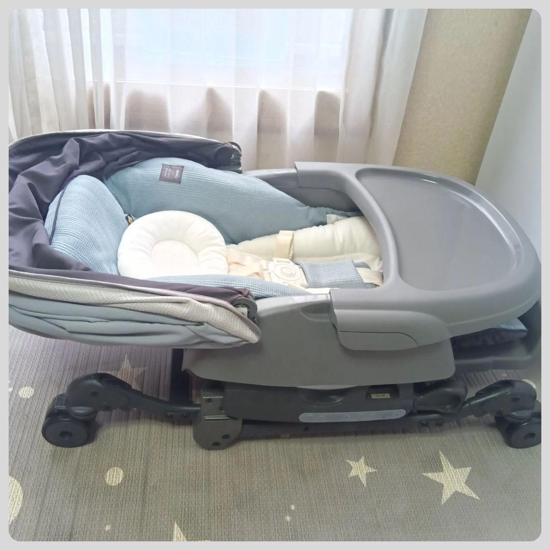 コンビ電動ハイローネムリラAT SWINGBEDi LongスリープシェルEG