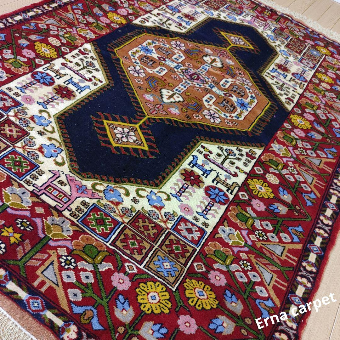 ペルシャ絨毯 新品 158x116 手織り クルド・ グーチャン産 persia