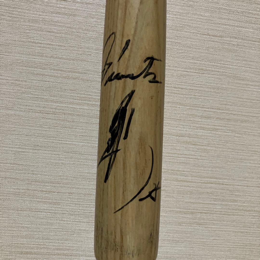 読売ジャイアンツ 清水隆行 支給品 木製バット SSK サイン入り