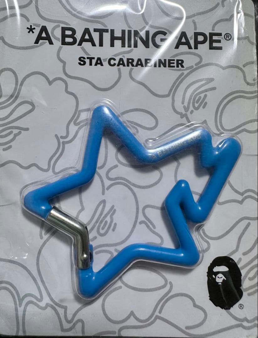 A BATHING APE スター カラビナ 未開封 エイプ キーホルダー