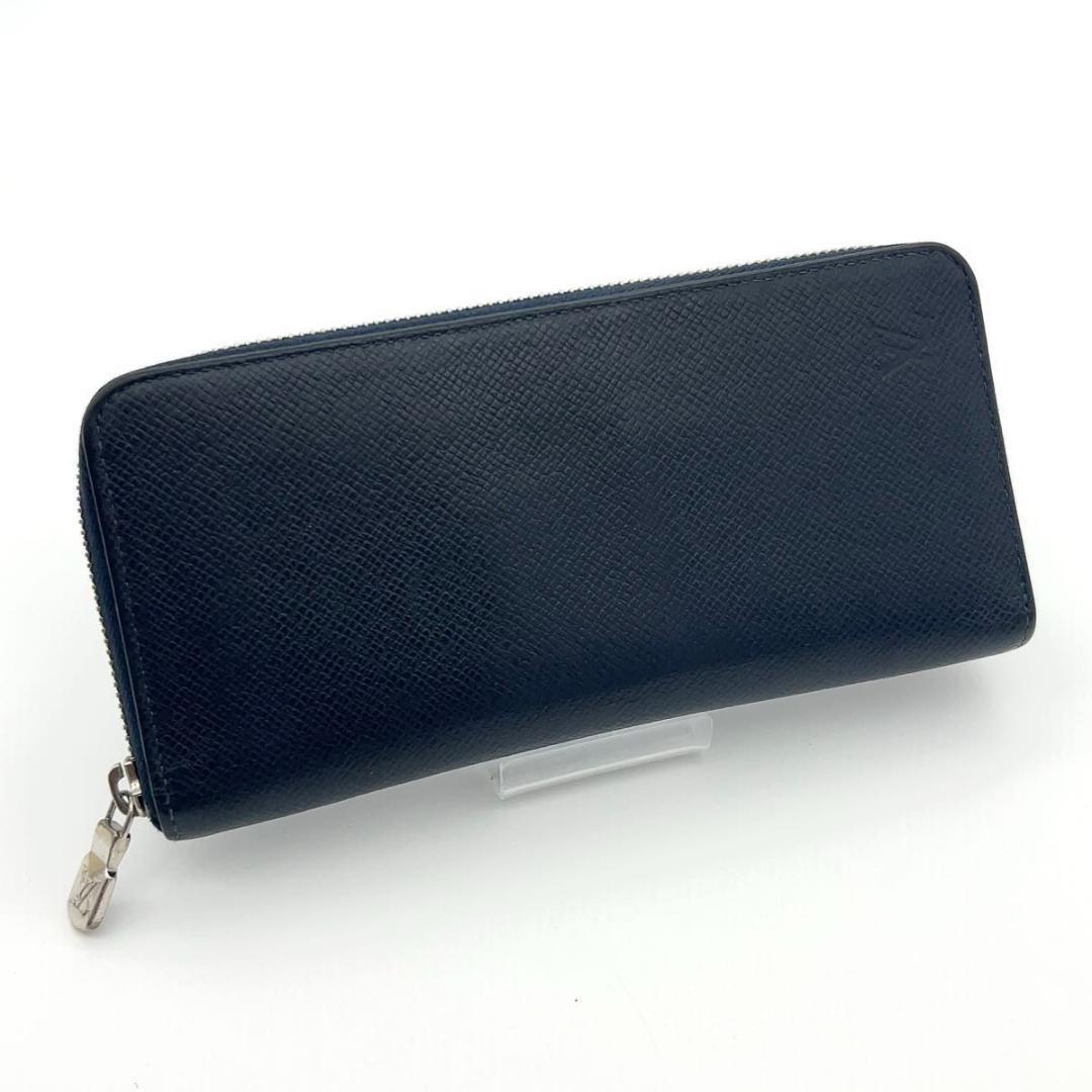 限界価格❣️ルイヴィトン タイガ 長財布 ジッピー ヴェルティカル ネイビー 箱付