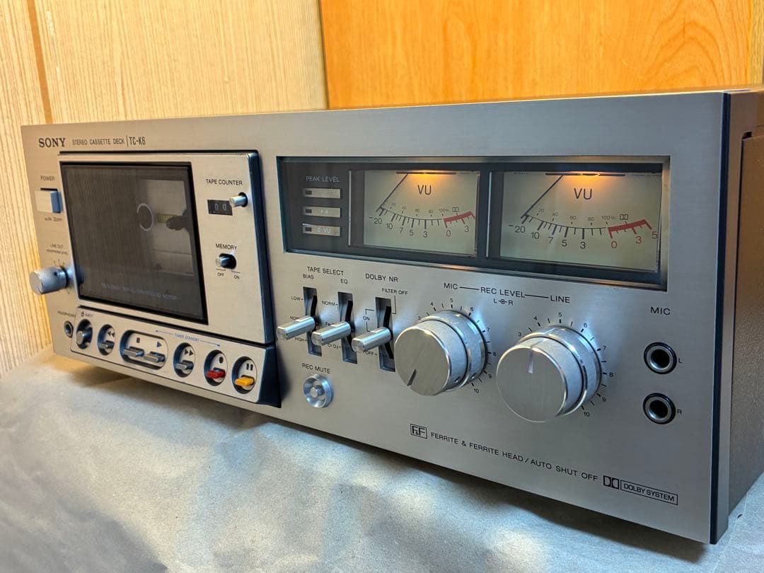 SONY TC-K6 ステレオカセットデッキ
