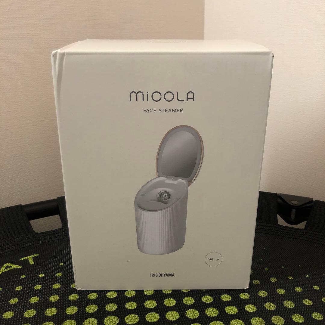 【新品・未開封】IRIS OHYAMA miCOLA フェイススチーマー