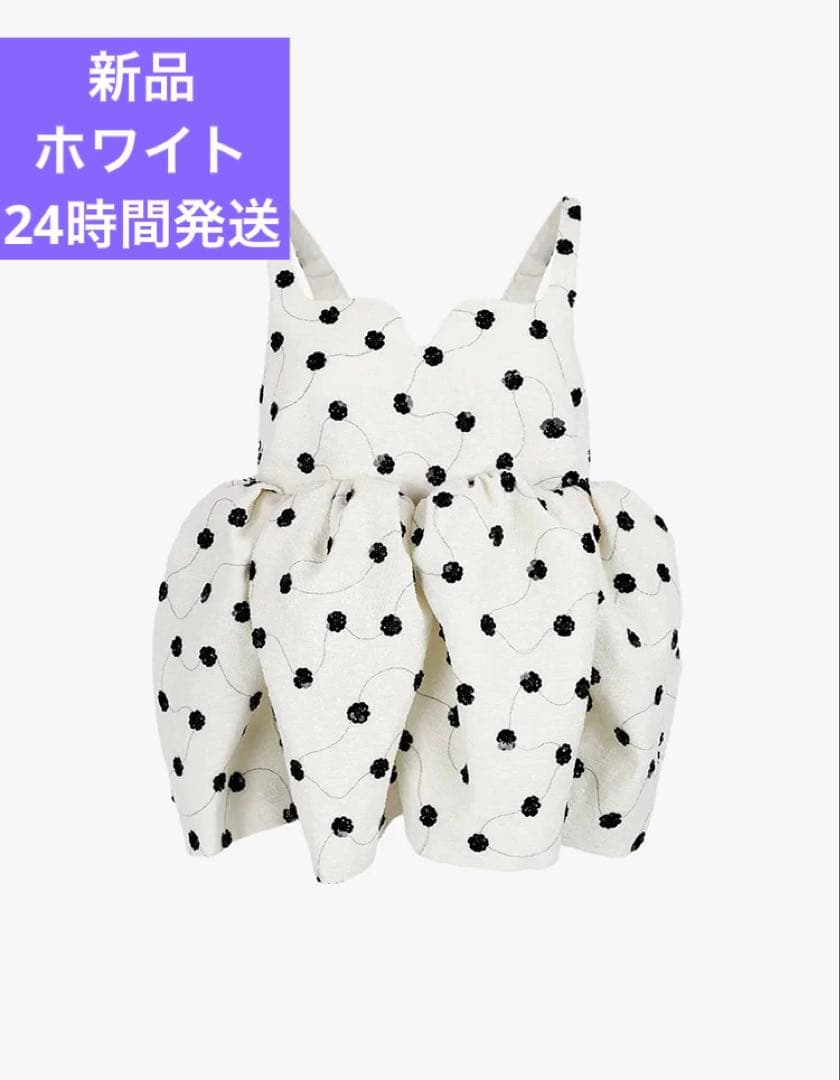 トップス Bibiy.BIANCA BLOSSOM TOP WHITE