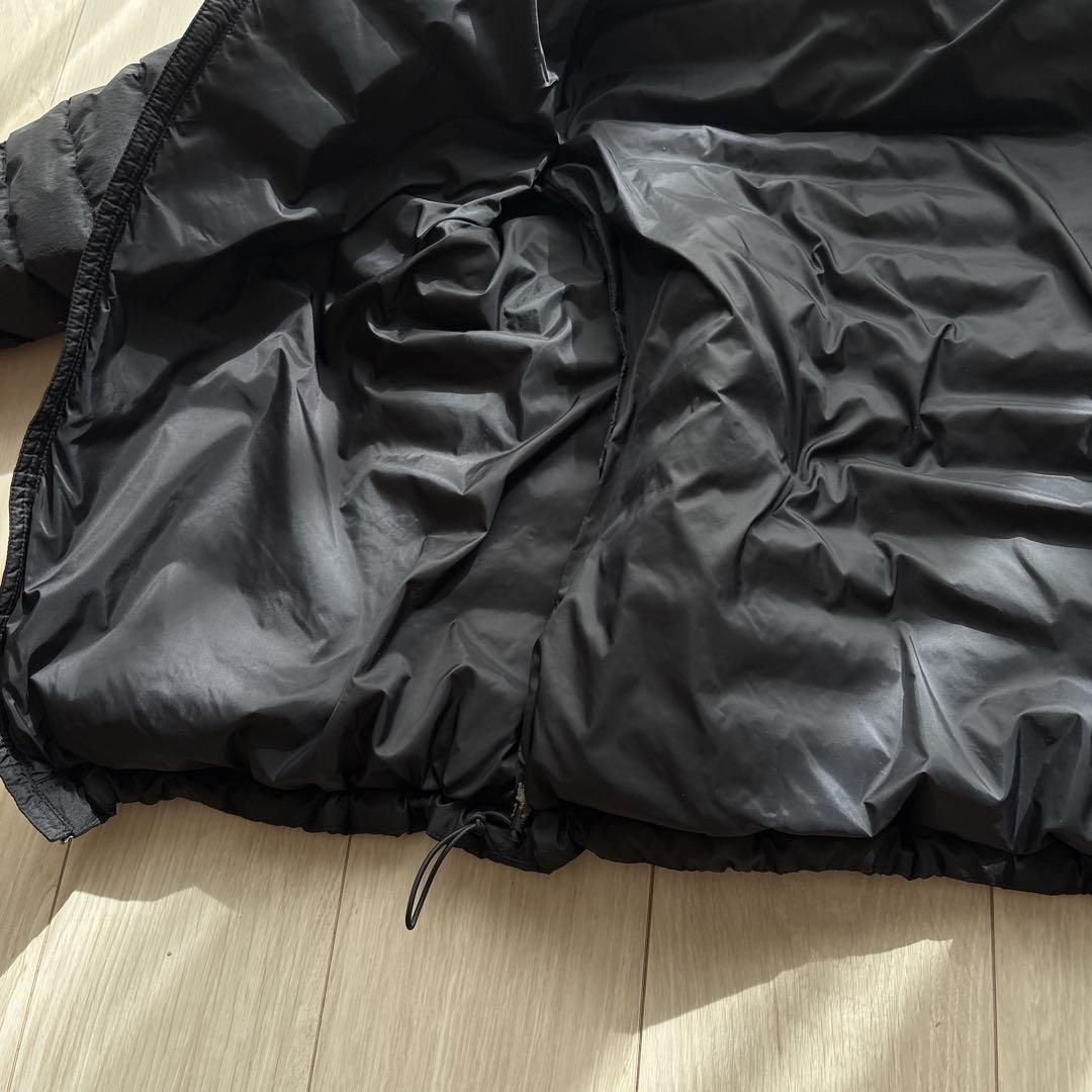 DANTON ミドルダウンジャケット 黒　サイズ38 ゆったり着たい方に！