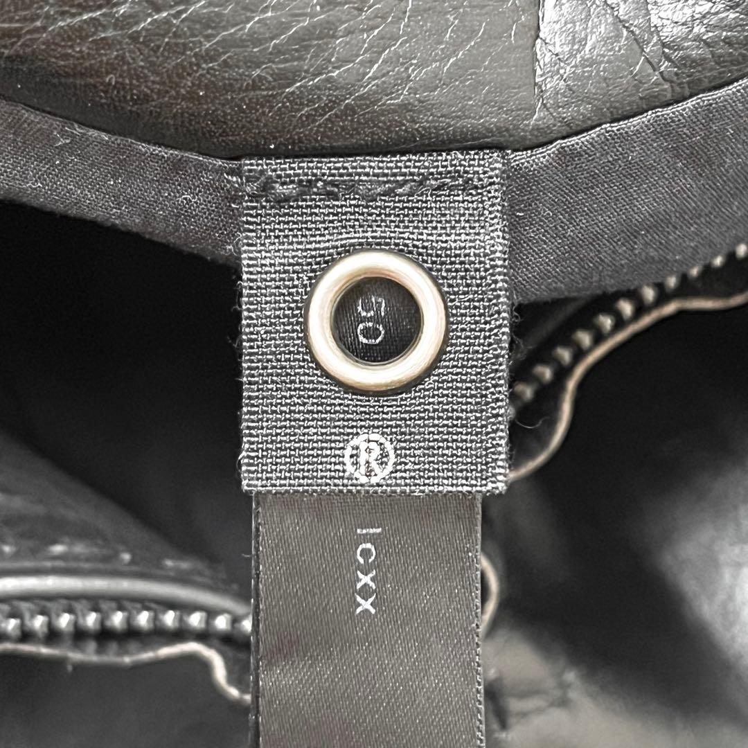 wjk カルぺディエムレザー ライダースジャケット(S)