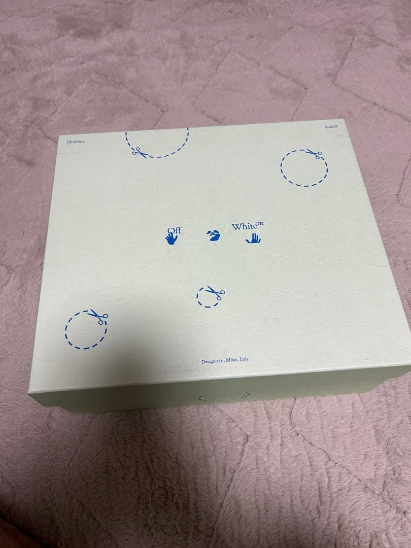 【最終値下げ】off-white オフホワイト 赤 スエード 27cm 古着