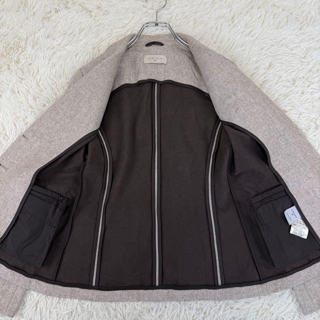 美品 XL チルコロ スーツ セットアップ テーラードジャケット パンツ 裏起毛