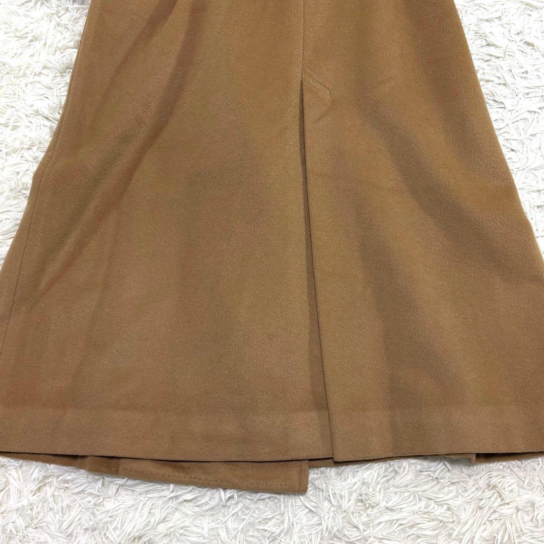 【極美品】マダムニコル キャメル カシミア100% ダブルチェスターコート M