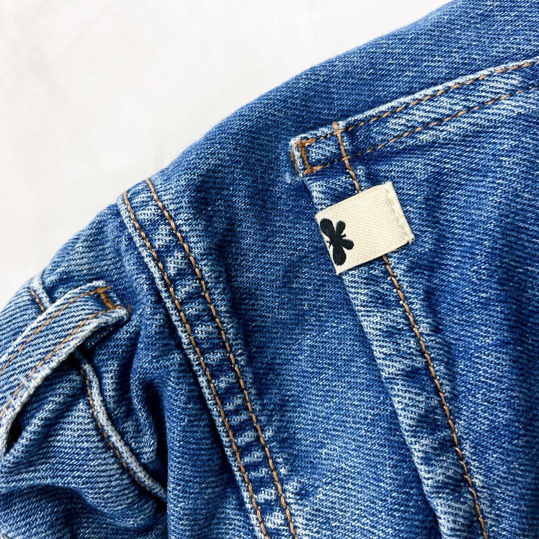 極美品✨MaxMara weekEND 全面ロゴ ワイドデニム パンツ フレア