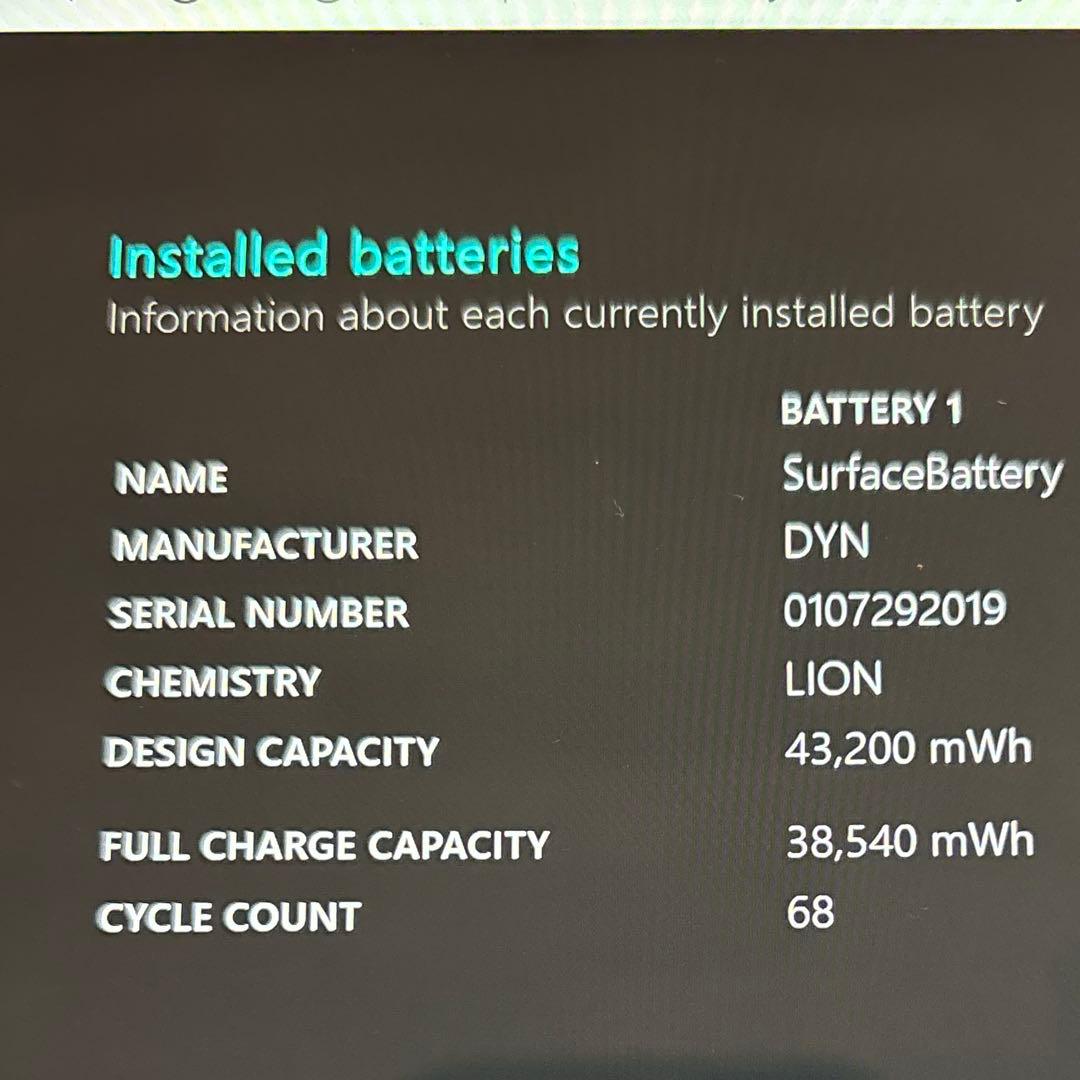 【美品】Microsoft Surface Pro 7 256GB 8GB