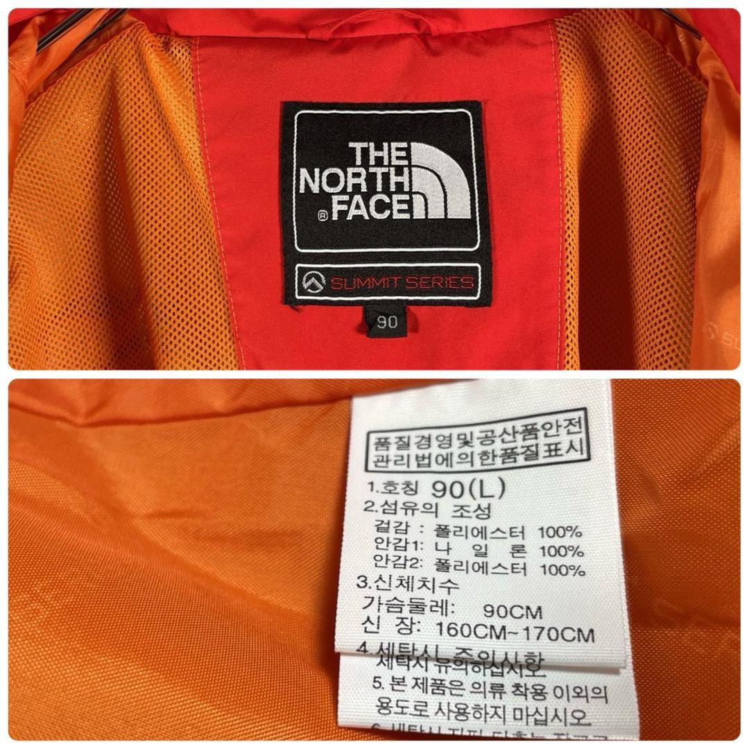 ザノースフェイス サミットシリーズ マウンテンパーカー ゴアテックス Lオレンジ