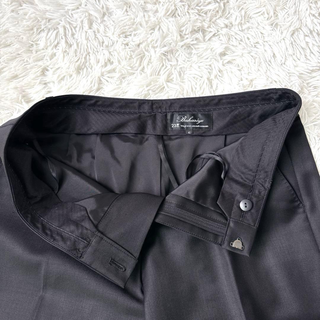 【未使用級】23区tessuti bahariye 高級生地　パンツスーツ　黒