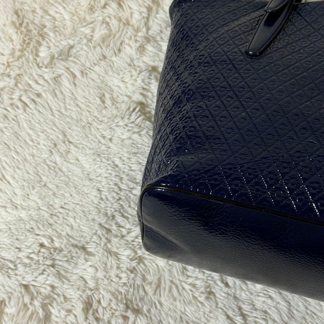 ⭐️極美品⭐️　TOD's　トッズ　2way　ハンドバッグ　トート　ネイビーブルー