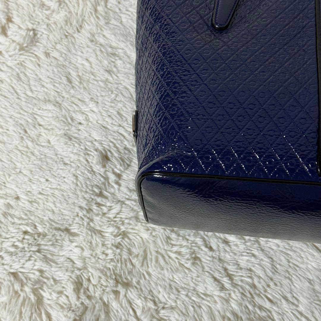 ⭐️極美品⭐️　TOD's　トッズ　2way　ハンドバッグ　トート　ネイビーブルー