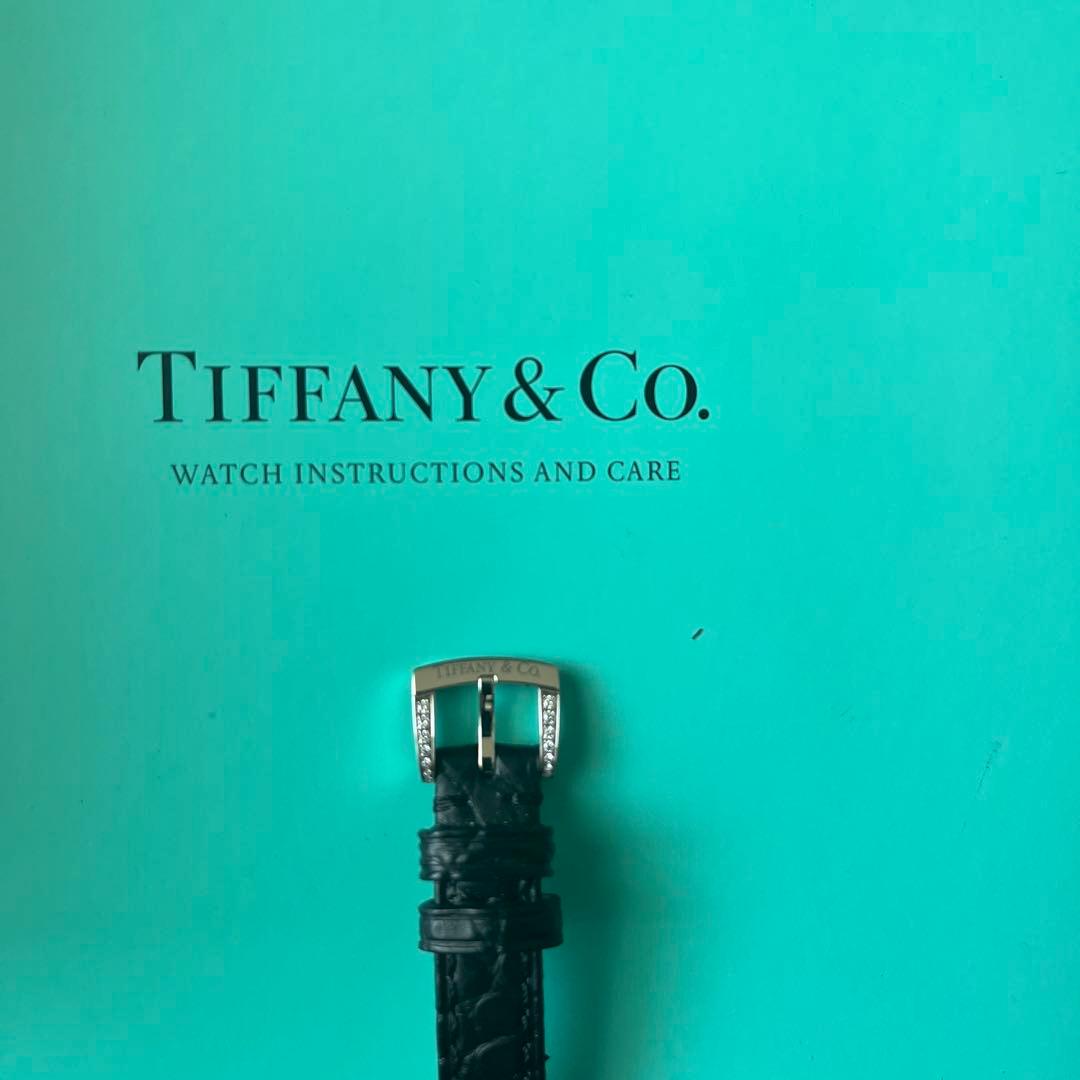 TIFFANY&Co. ジェメア スモール K18WG ダイヤベゼル クォーツ