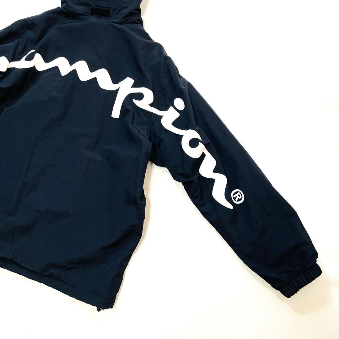 6543 シュプリーム チャンピオン　ジップアップナイロンジャケット　ロゴ